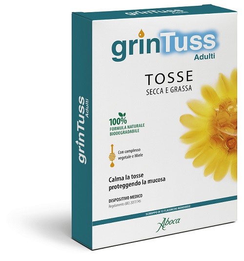 GRINTUSS ADULTI SCIROPPO 12 FLACONCINI MONODOSE - farmacialombardia.it