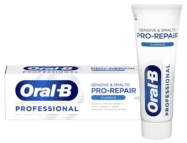 ORALB PROFESSIONAL GENGIVE & SMALTO PRO REPAIR CLASSICO DENTIFRICIO 75 ML - farmacialombardia.it