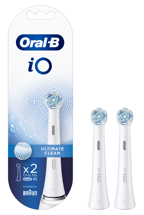 ORALB POWER REFILL IO ULTIMATE CLEAN WHITE 2 PEZZI - farmacialombardia.it