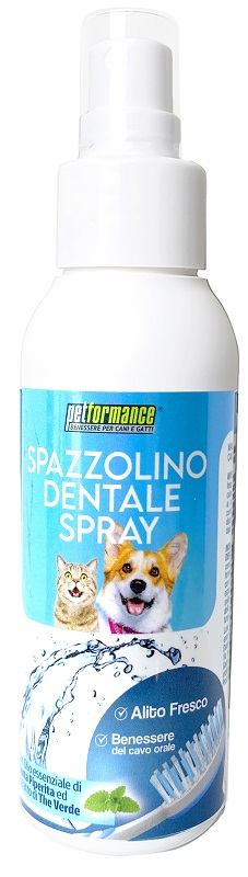 PETFORMANCE SPAZZOLINO DENTALE SPRAY 100 ML - farmacialombardia.it