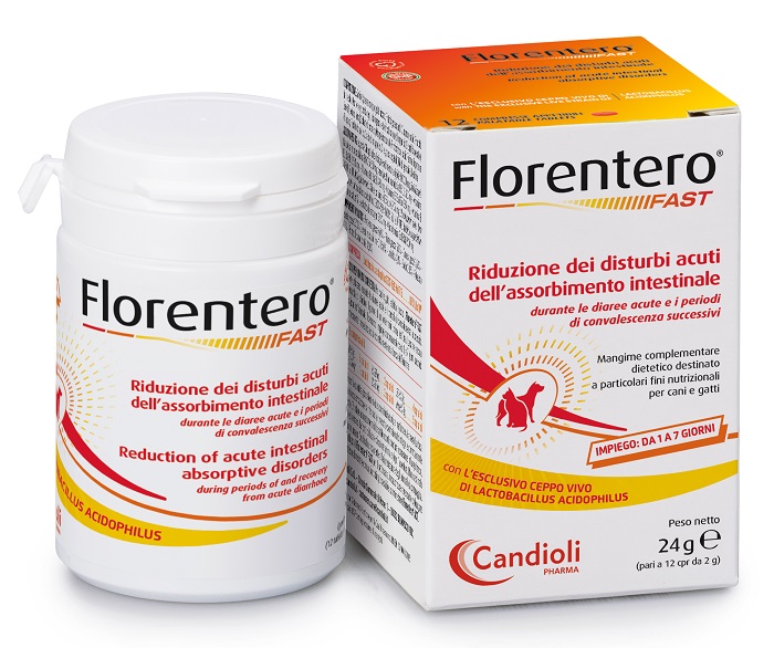 FLORENTERO FAST BARATTOLO DA 12 COMPRESSE APPETIBILI DA 2 G - farmacialombardia.it
