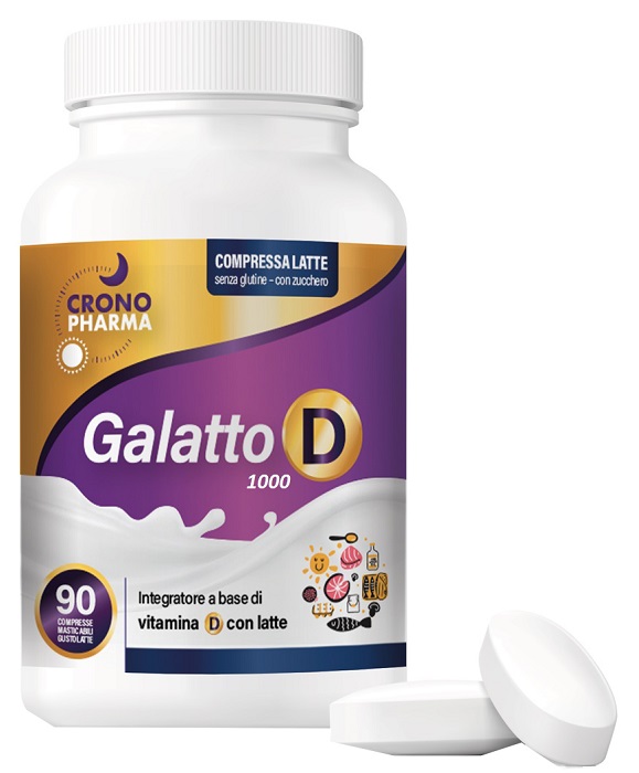 GALATTO D 1000 90 COMPRESSE MASTICABILI GUSTO LATTE - farmacialombardia.it