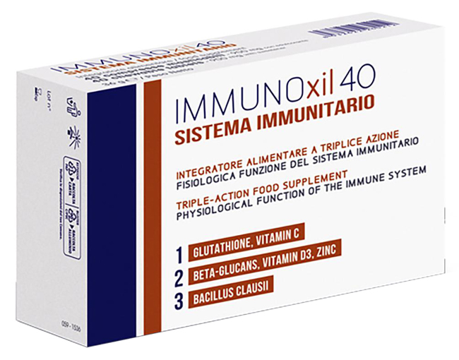 IMMUNOXIL 40 SISTEMA IMMUNITARIO 40 COMPRESSE MASTICABILI - farmacialombardia.it