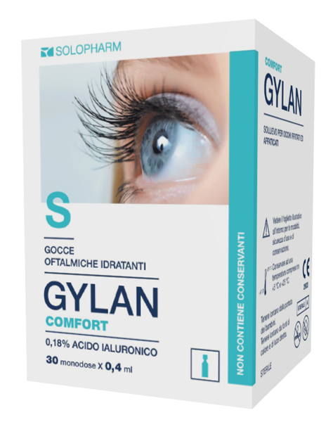 GYLAN COMFORT GOCCE OFTALMICHE 30 TUBETTI MONOUSO DA 0,4 ML - farmacialombardia.it