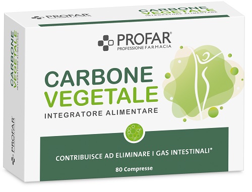 PROFAR CARBONE VEGETALE 80 COMPRESSE - farmacialombardia.it