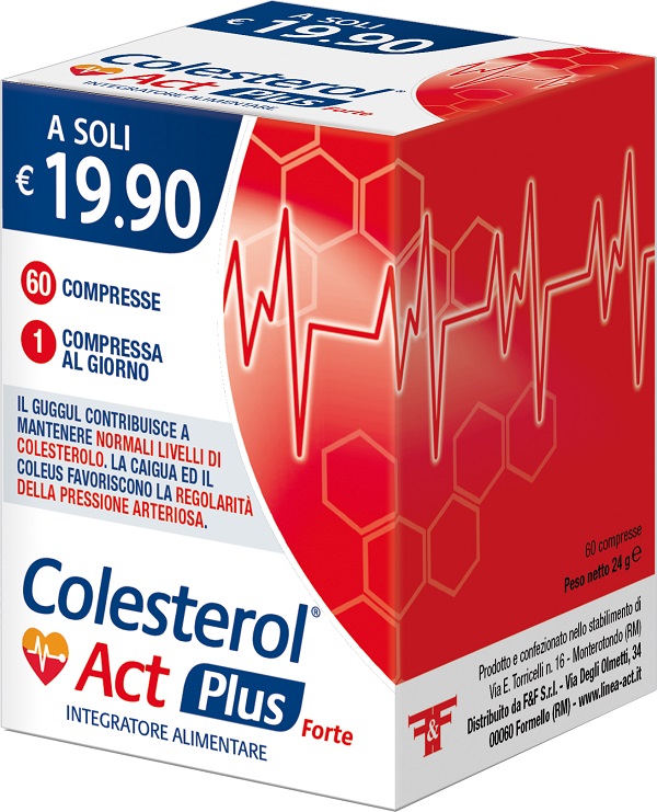 COLESTEROL ACT PLUS FORTE 60 COMPRESSE - farmacialombardia.it