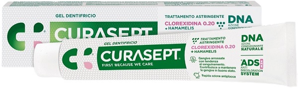 CURASEPT GEL DENTIFRICIO ADS DNA TRATTAMENTO ASTRINGENTE 75 ML - farmacialombardia.it