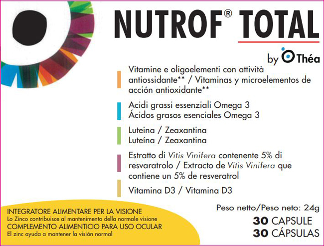 NUTROF TOTAL 30 CAPSULE - farmacialombardia.it