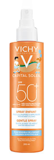 CAPITAL SOLEIL SPRAY KID WATER RESIST 50+ 200 ML - farmacialombardia.it