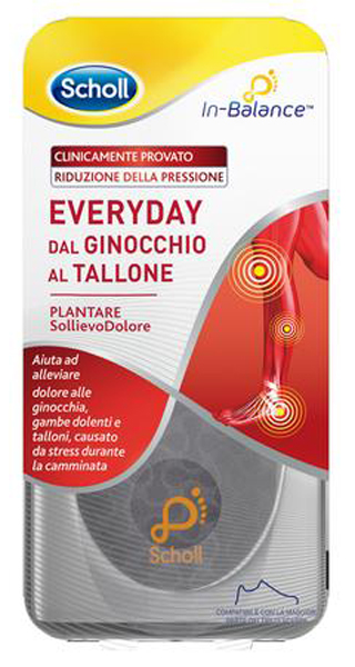 PLANTARE SOLLIEVO DOLORE DA GINOCCHIO A TALLONE SCHOLL IN BALANCE EVERYDAY S - farmacialombardia.it