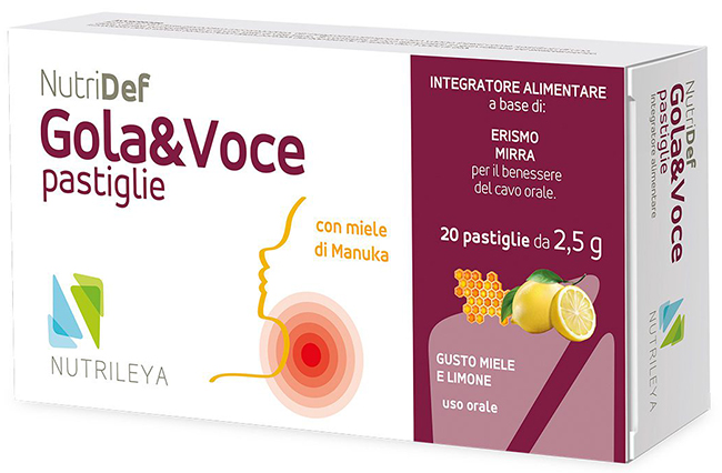 GOLA & VOCE SUGAR FREE MIELE LIMONE EUCALIPTOLO 20 PASTIGLIE - farmacialombardia.it