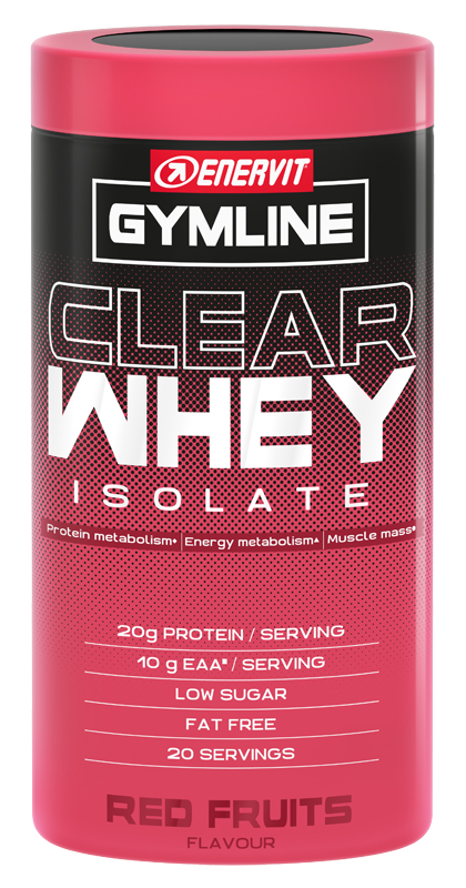 GYMLINE CLEAR WHEY ISOLATE RED FRUITS 480 G - farmacialombardia.it