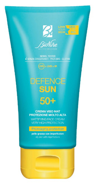 DEFENCE SUN CREMA VISO MAT SPF50+ PROTEZIONE MOLTO ALTA 50 ML - farmacialombardia.it