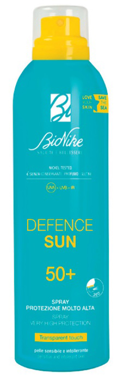 DEFENCE SUN SPRAY TRANSPARENT TOUCH 50+ 200 ML - farmacialombardia.it