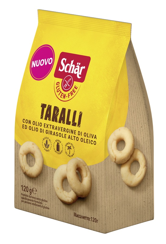 SCHAR TARALLI SENZA LATTOSIO 120 G - farmacialombardia.it