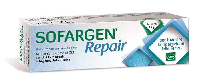 MEDICAZIONE SOFARGEN GEL ACIDO IALURONICO E ARGENTO SULFADIAZINA TUBETTO 25 G - farmacialombardia.it