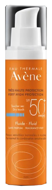 AVENE SOL FLUIDO SPF50+ SENZA PROFUMO NUOVA FORMULA 50 ML - farmacialombardia.it