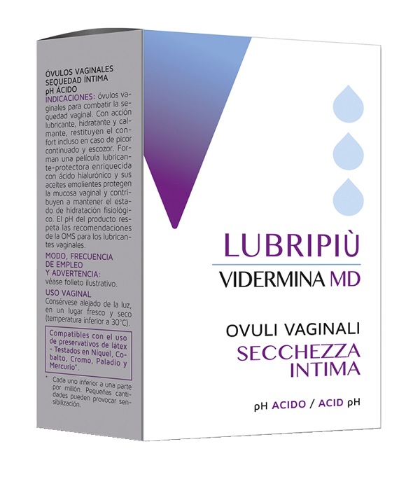 VIDERMINA LUBRIPIU' OVULI VAGINALI 2 BLISTER DA 5 OVULI - farmacialombardia.it
