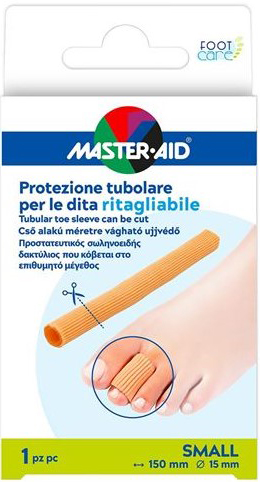 PROTEZIONE TUBOLARE MASTER-AID FOOTCARE RITAGLIABILE 15 CM 15 MM SMALL C6 - farmacialombardia.it