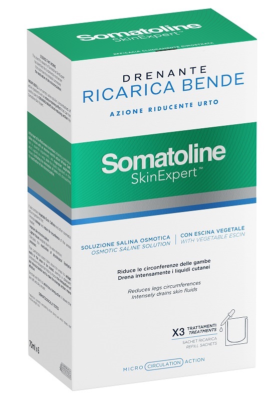 SOMATOLINE SKIN EXPERT BENDE SNELLENTI DRENANTI KIT RICARICA - farmacialombardia.it