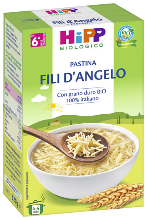 HIPP BIO PASTINA FILI D'ANGELO 320 G - farmacialombardia.it