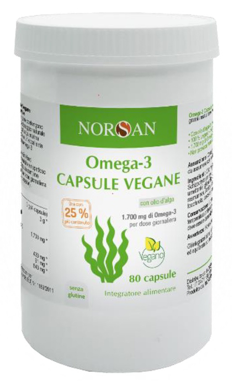 NORSAN OMEGA 3 VEGANO 80 CAPSULE - farmacialombardia.it
