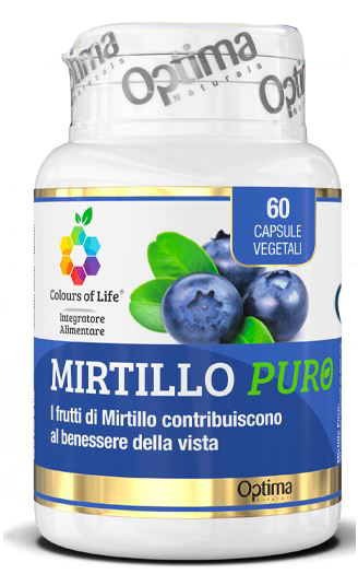 COLOURS OF LIFE MIRTILLO PURO 60 CAPSULE VEGETALI 500 MG - farmacialombardia.it