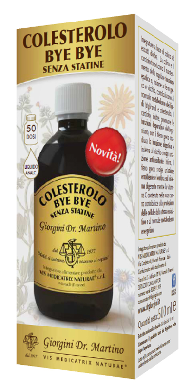 COLESTEROLO BYE BYE SENZA STATINE 500 ML - farmacialombardia.it