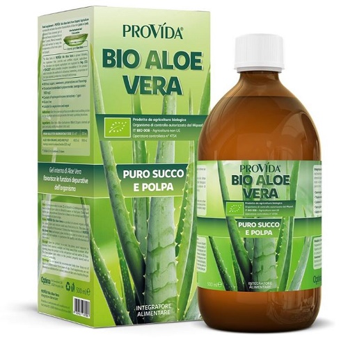 PROVIDA BIO ALOE VERA PURO SUCCO E POLPA 500 ML - farmacialombardia.it