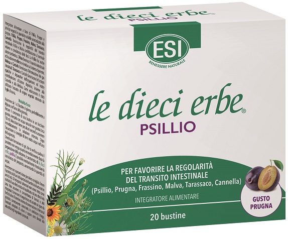 ESI LE DIECI ERBE PSILLIO 20 BUSTINE 5,6 G - farmacialombardia.it