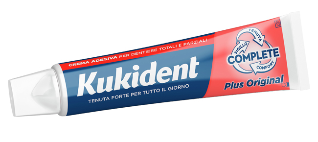 KUKIDENT PLUS ORIGINAL CREMA ADESIVA DENTIERE 65 G - farmacialombardia.it