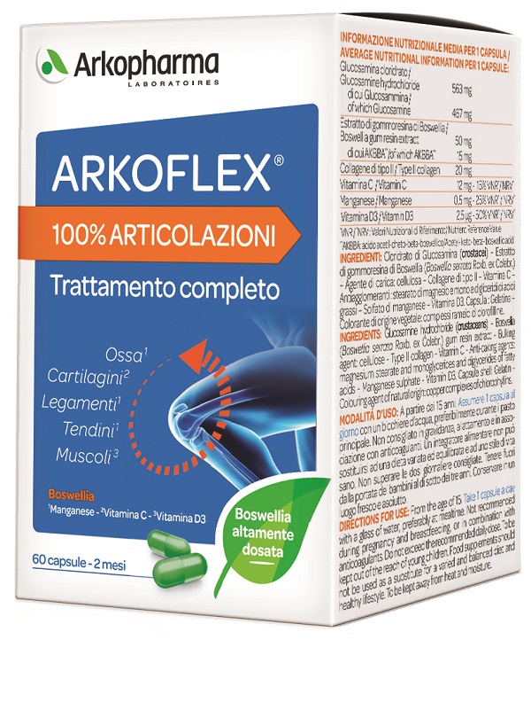 ARKOFLEX 100% ARTICOLAZIONI 60 CAPSULE - farmacialombardia.it