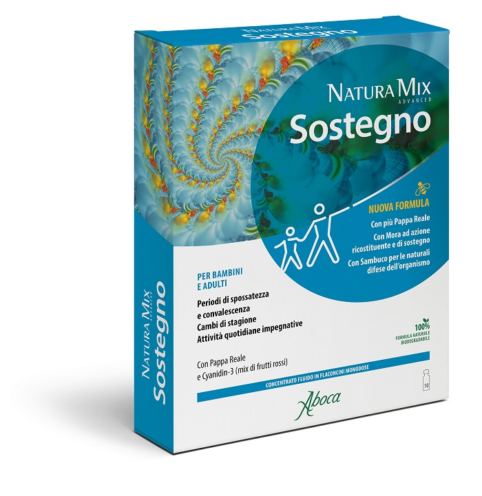 NATURA MIX ADVANCED SOSTEGNO 10 FLACONCINI DA 15 ML - farmacialombardia.it