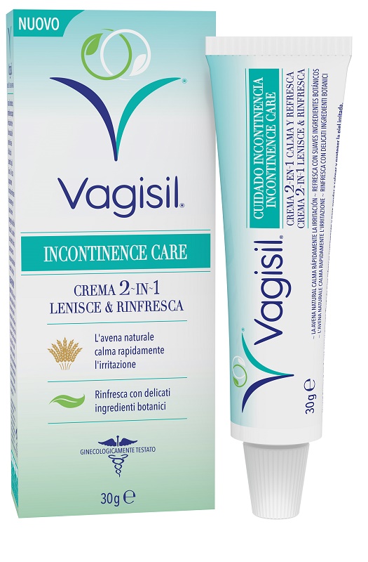 VAGISIL INCONTINENCE CARE CREMA 2IN1 LENISCE & RINFRESCA 30 G - farmacialombardia.it