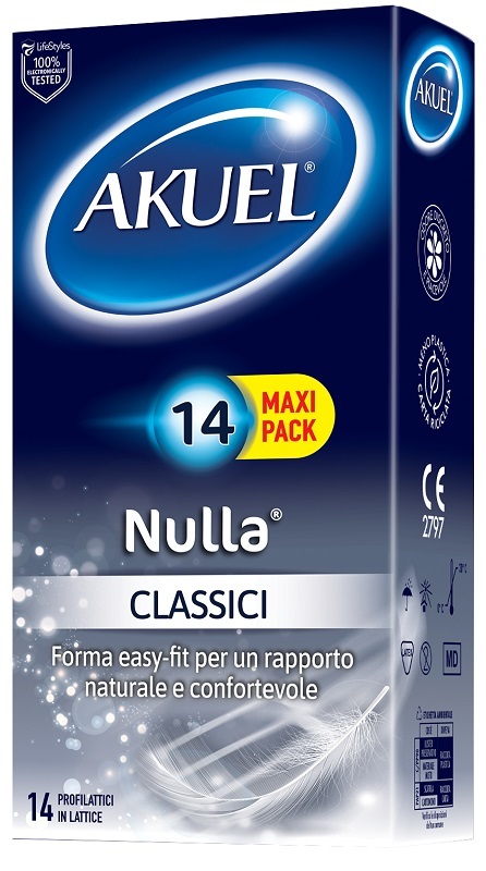 PROFILATTICO AKUEL NULLA CLASSICO 14 PEZZI - farmacialombardia.it