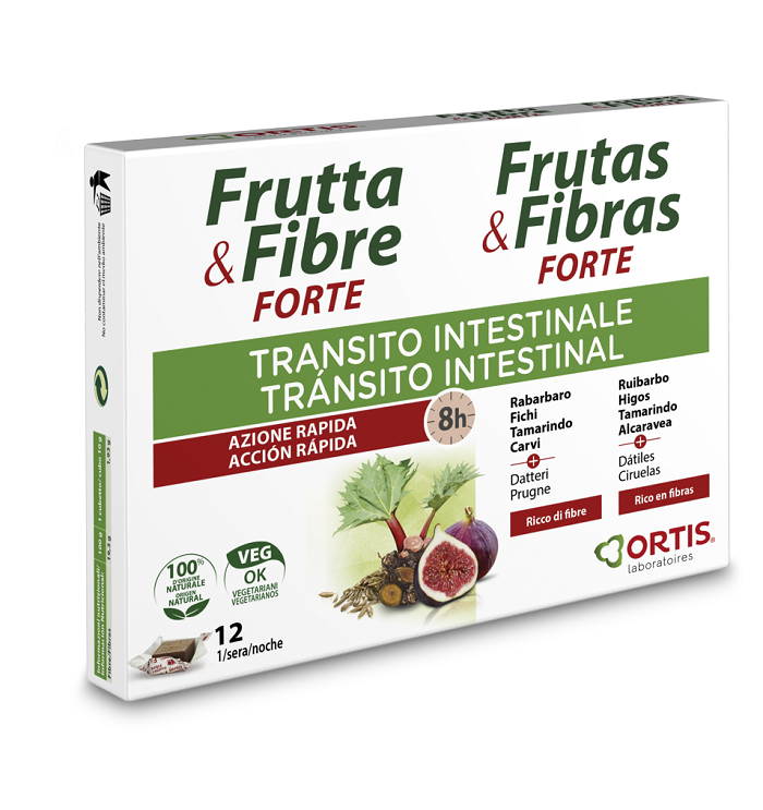 FRUTTA & FIBRE FORTE 12 CUBETTI - farmacialombardia.it