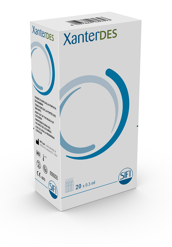 XANTERDES SOLUZIONE OFTALMICA 20 FLACONCINI MONODOSE DA 0,3 ML - farmacialombardia.it