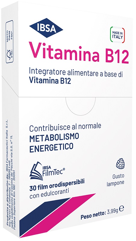 VITAMINA B12 IBSA 30 FILM ORALI - farmacialombardia.it