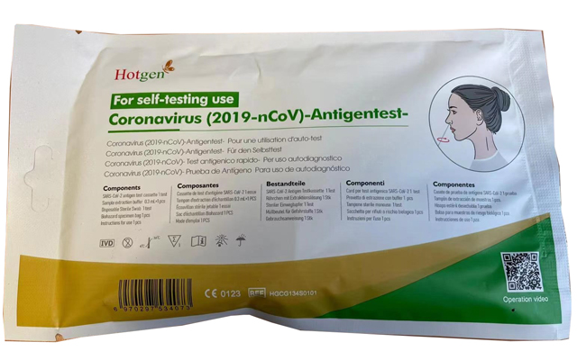TEST ANTIGENICO RAPIDO COVID-19 HOTGEN AUTODIAGNOSTICO DETERMINAZIONE QUALITATIVA ANTIGENI SARS-COV-2 IN TAMPONI NASALIMEDIANTE IMMUNOCROMATOGRAFIA - farmacialombardia.it