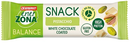 ENERZONA SNACK PISTACCHIO CIOCCOLATO BIANCO 27 G - farmacialombardia.it