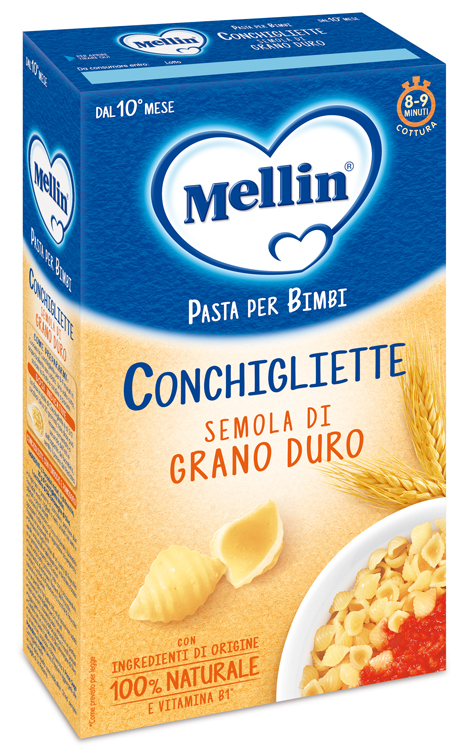 MELLIN CONCHIGLIETTE 100% GRANO DURO 280 G - farmacialombardia.it