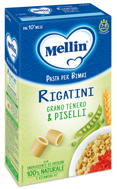 MELLIN RIGATINI CON PISELLI 280 G - farmacialombardia.it