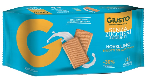 GIUSTO SENZA ZUCCHERO BISCOTTI MATTINO 350 G - farmacialombardia.it