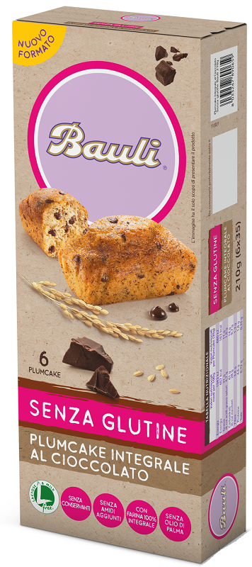 DORIA PLUMCAKE INTEGRALE CIOCCOLATO 6 PEZZI DA 35 G - farmacialombardia.it