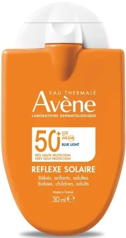 EAU THERMALE AVENE REFLEXE SOLAIRE SPF50+ BEBE BAMBINI ADULTO 30 ML - farmacialombardia.it