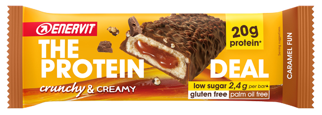 THE PROTEIN DEAL CARAMEL FUN BARRETTA 55 G - farmacialombardia.it