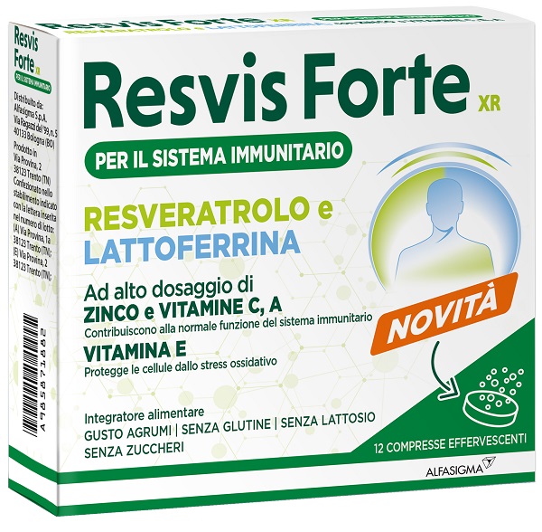 RESVIS FORTE XR 12 COMPRESSE EFFERVESCENTI - farmacialombardia.it