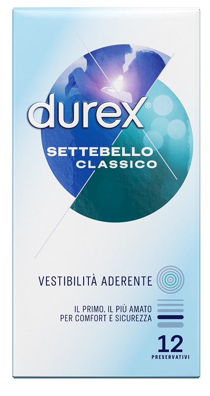PROFILATTICO DUREX SETTEBELLO CLASSICO 12 PEZZI - farmacialombardia.it