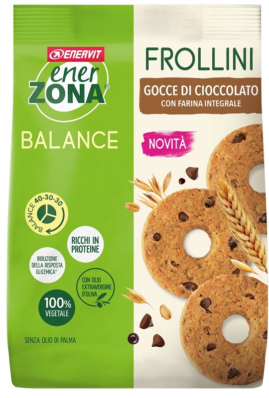 ENERZONA FROLLINI INTEGRALE GOCCE CIOCCOLATO 250 G - farmacialombardia.it