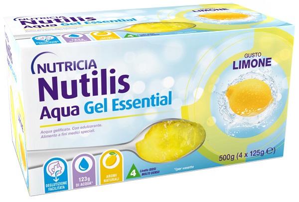 NUTILIS AQUA GEL LIMONE 4 PEZZI DA 125 G - farmacialombardia.it